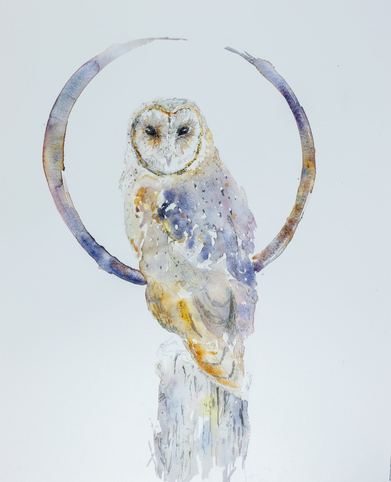 Owl and Moon - New!