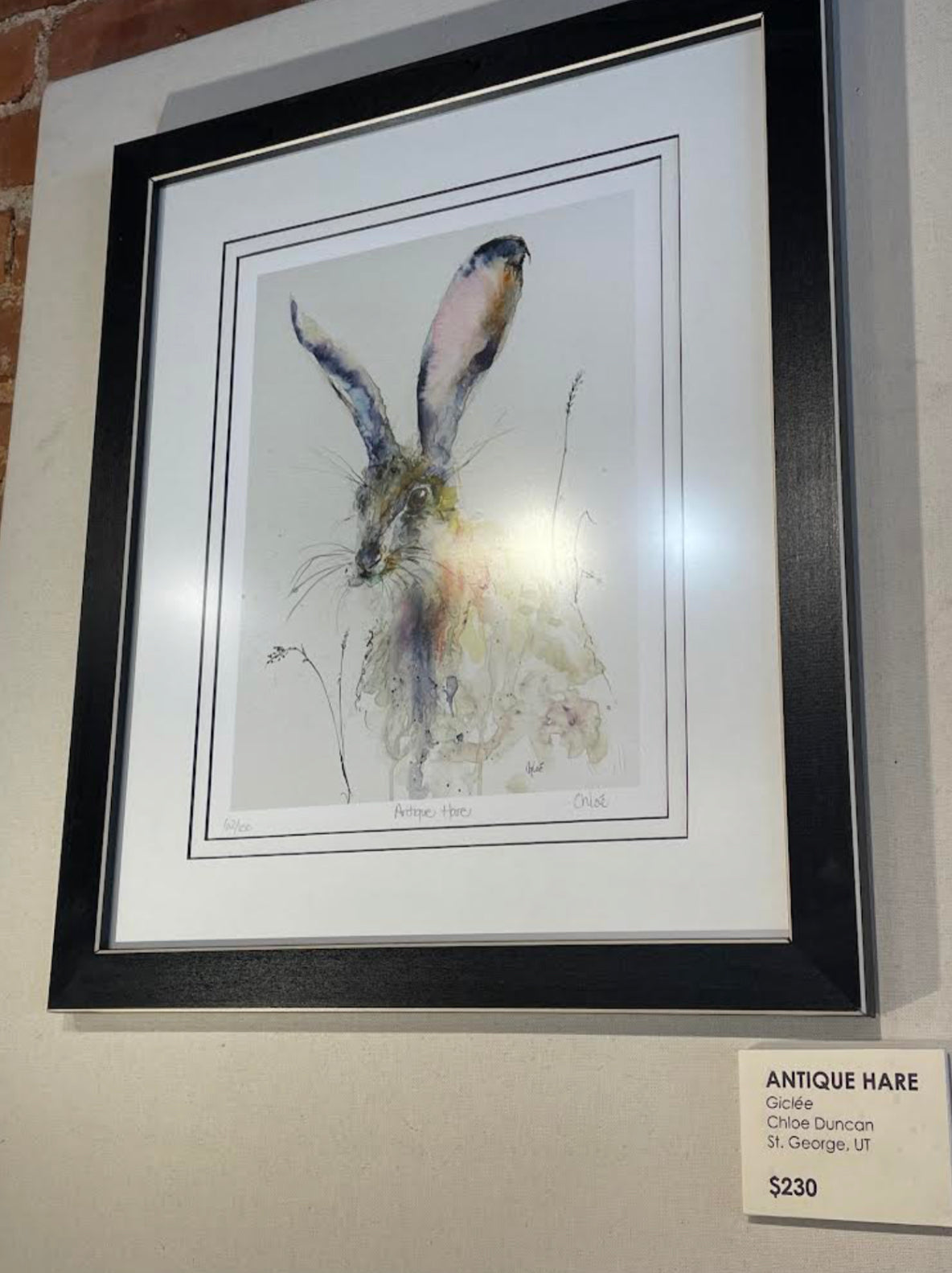 Available work in Essential Fine Art Gallery, Moscow ID