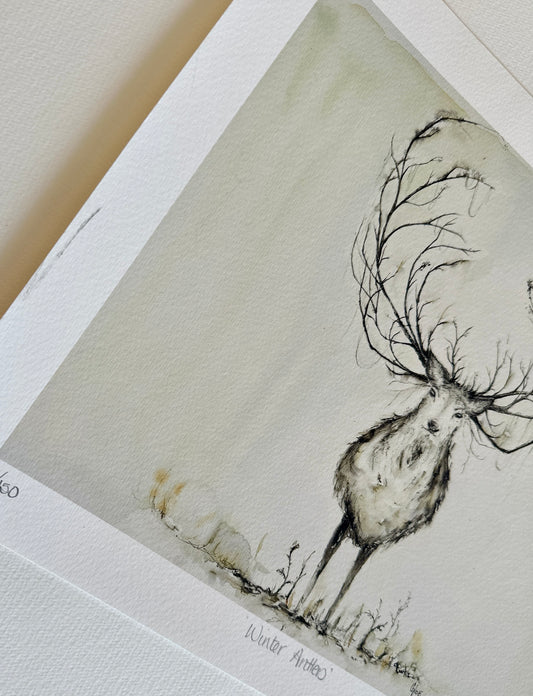 Winter Antlers (Damaged- Sold As Is)