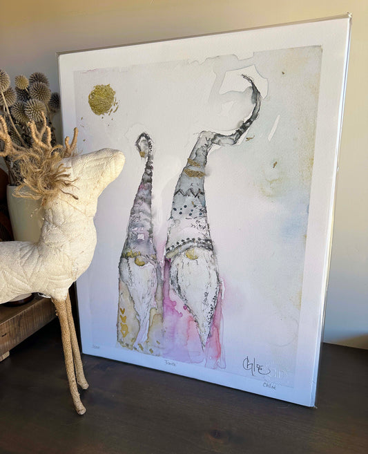 Tomte | Christmas Gnome Giclee Print