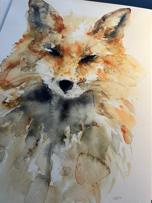 Oops! No border “Mr Fox” (Sold As Is)