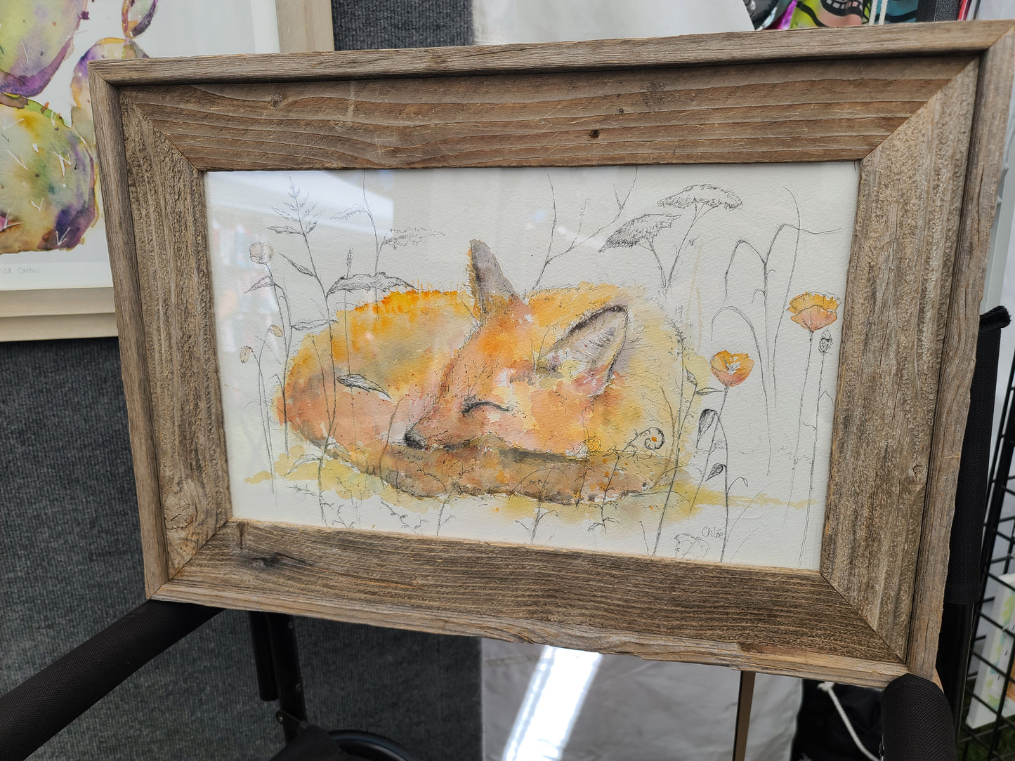 Fox & Poppy (unframed)