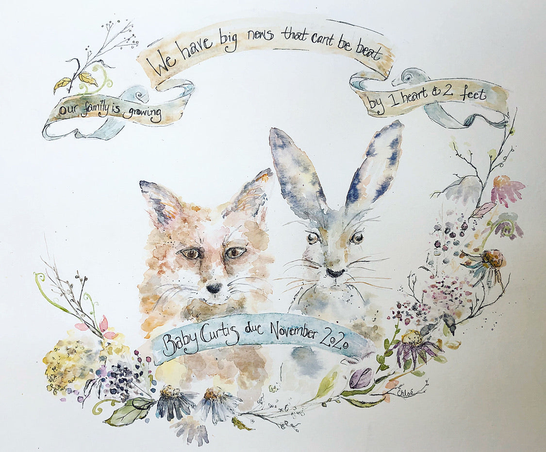 Baby Announcement-commission