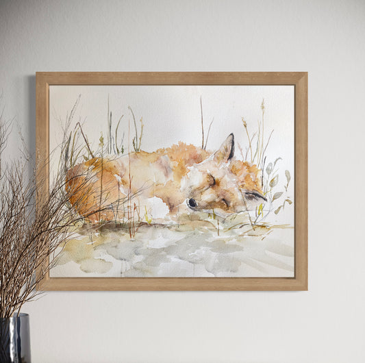 "Fox Slumber" Sold
