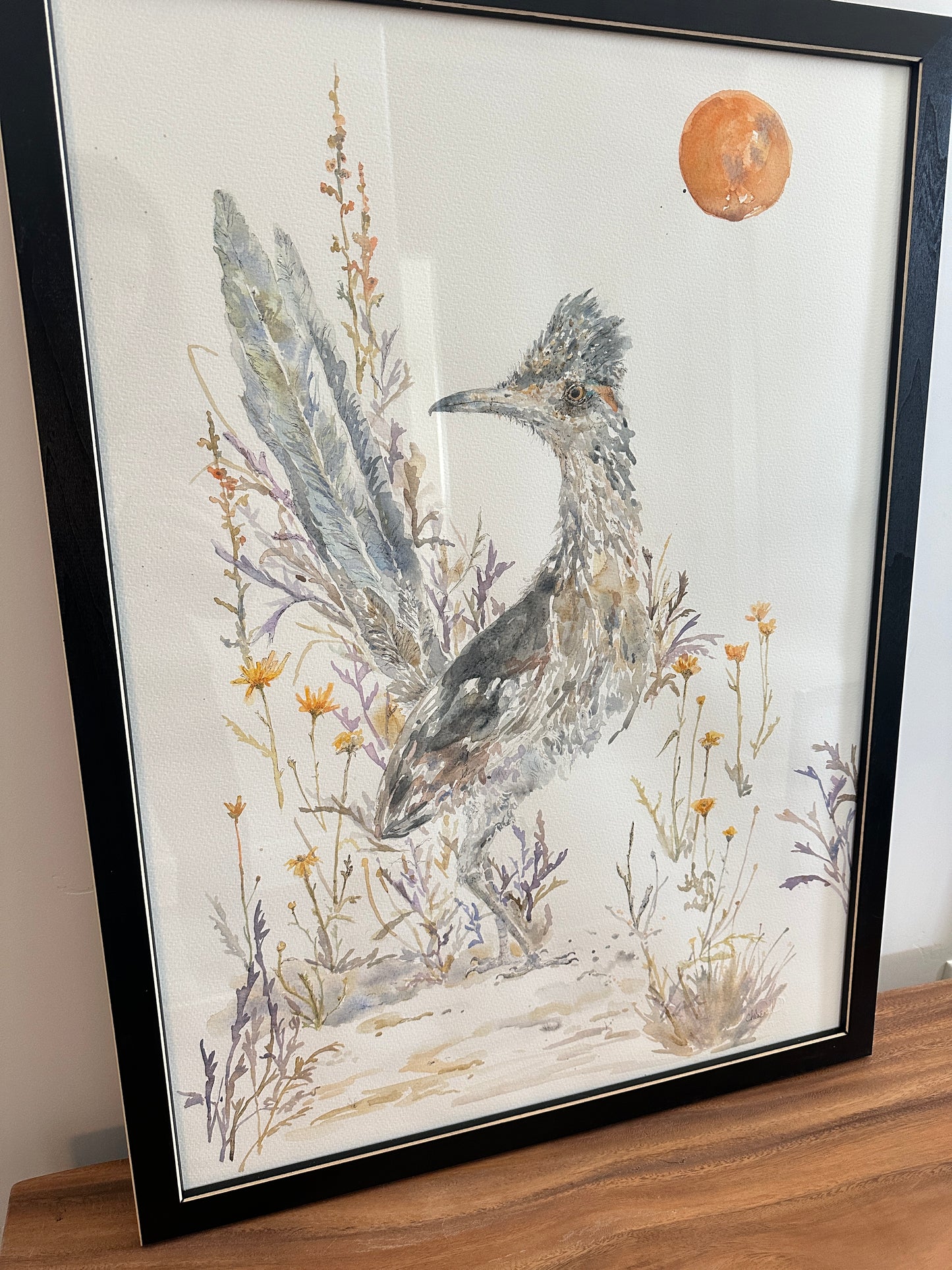 Desert Runner Original Watercolor