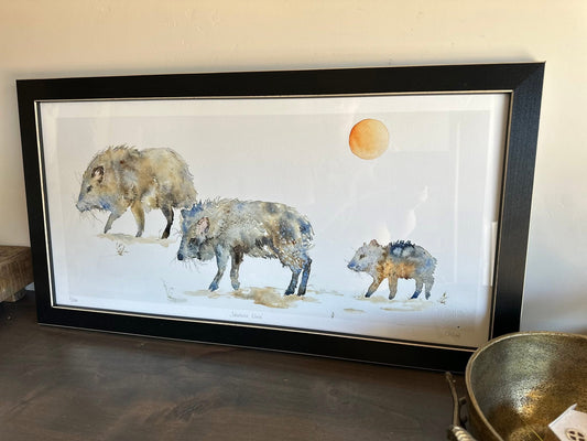 Javelina Line Framed