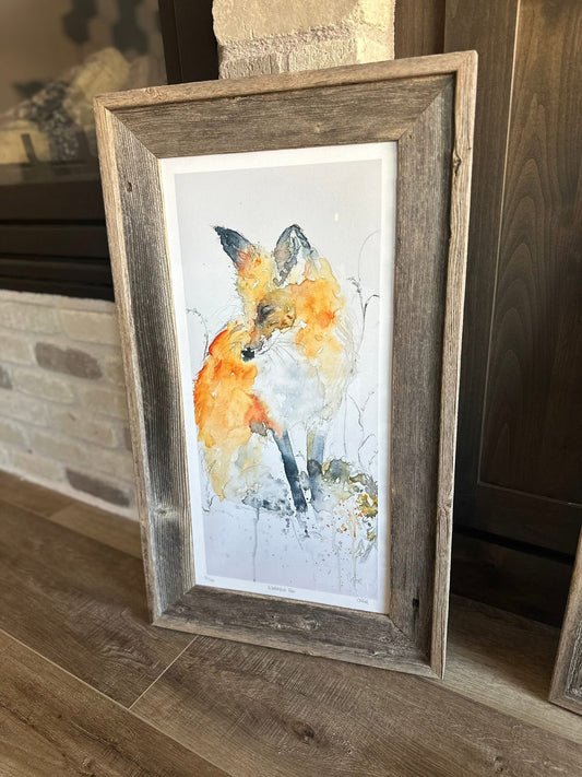 Framed Watchful Fox
