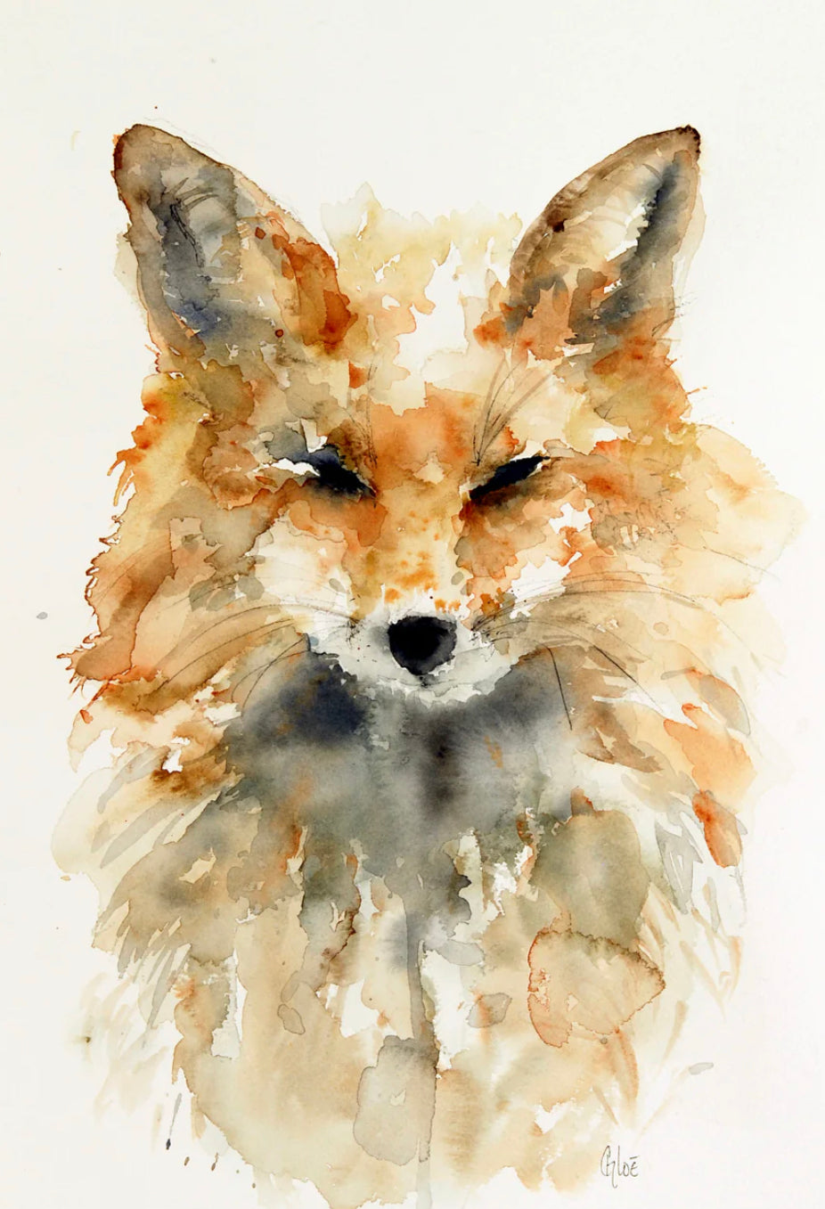Oops! No border “Mr Fox” (Sold As Is)