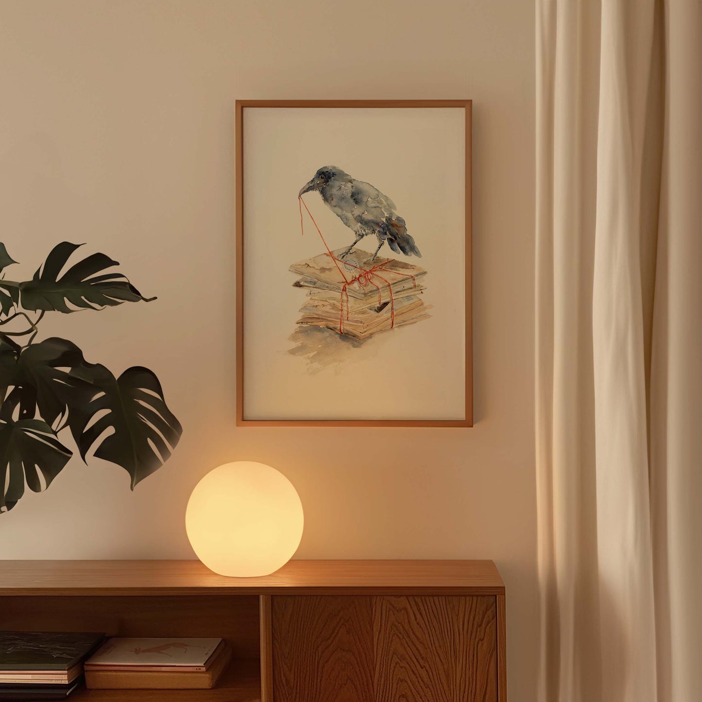 Return To Sender, Giclee Art Print of Crow and forgotten letters Now Available!