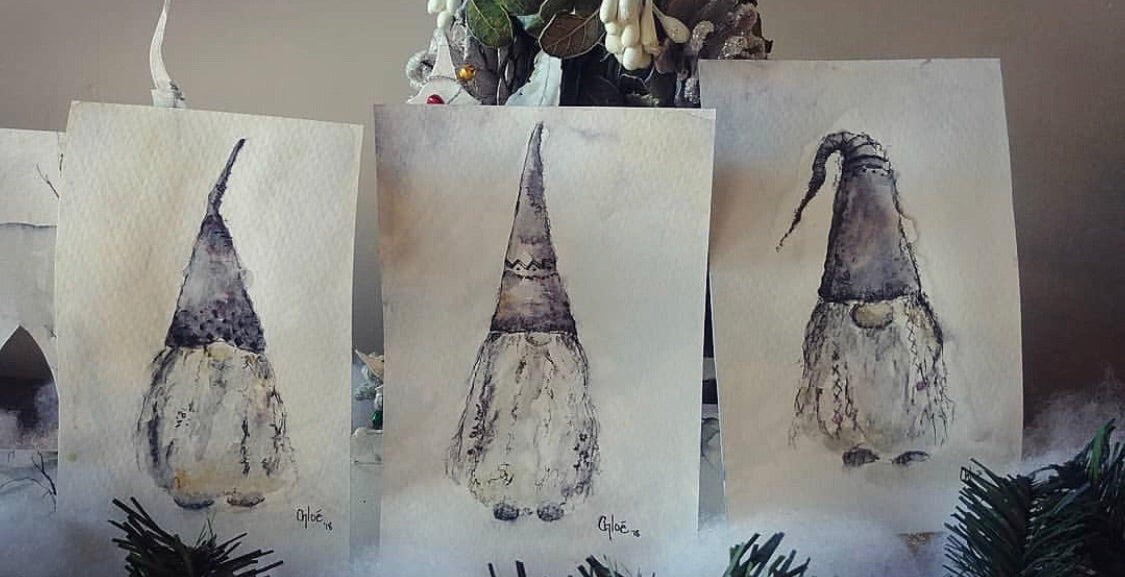 Set of 3 Nordic Gnomes. •Sold•